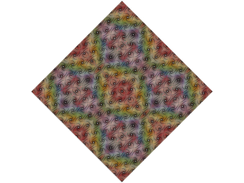 Rainbows and Diamonds Optical Illusion Vinyl Wrap Pattern