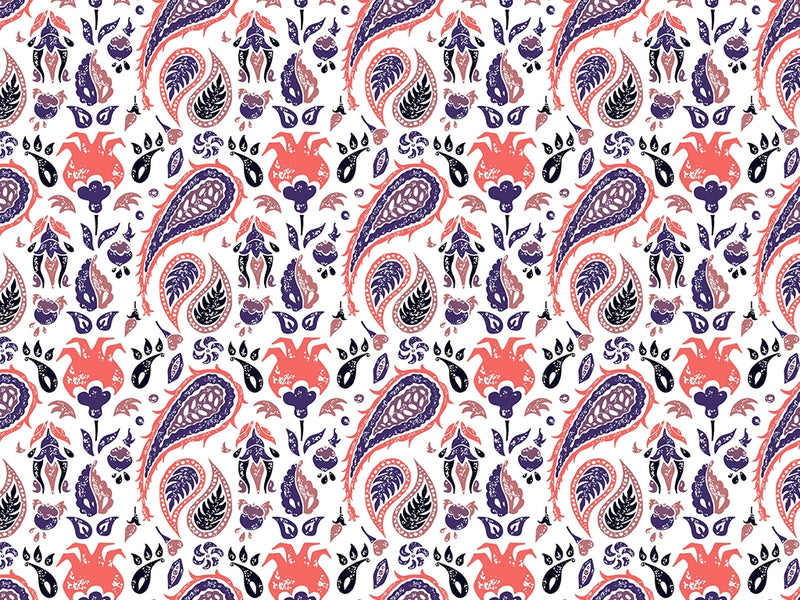 Rainstorm Worries Paisley Vinyl Wrap Pattern~Rwraps Series 914 Digitally Printed Vinyl Wrap~0