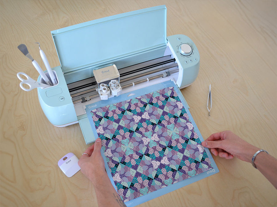 rainy daze mosaic Cricut Compatible Vinyl