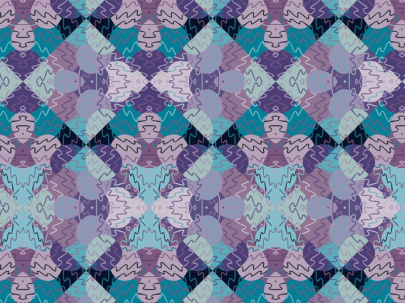 Rainy Daze Mosaic Vinyl Wrap Pattern~Rwraps Series 914 Digitally Printed Vinyl Wrap~0