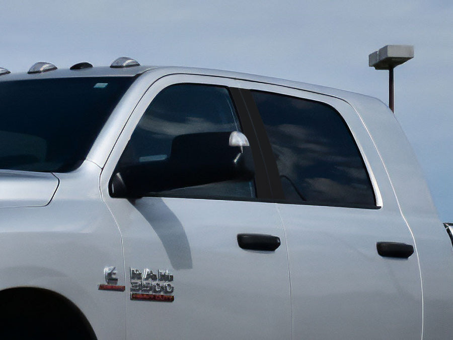 ram 3500 2011-2018 (crew / quad / extended) Matte Black Pillar Cover Diagram