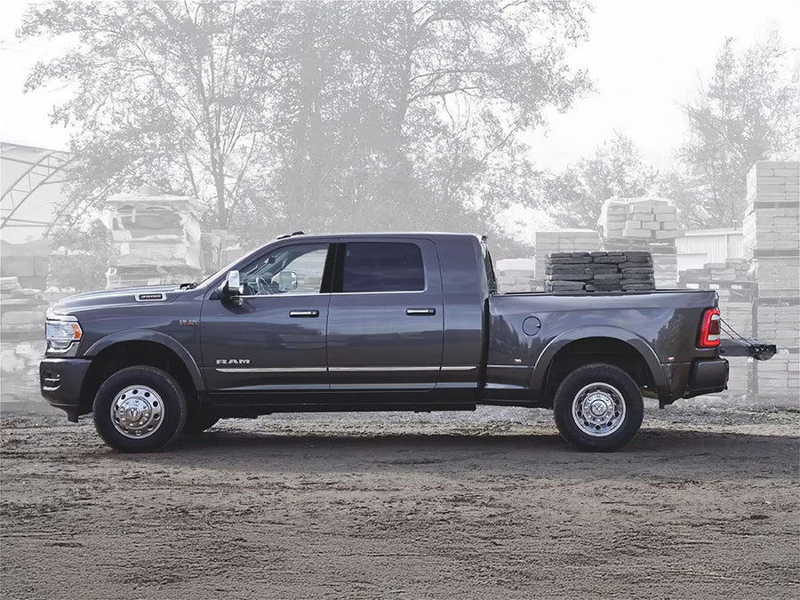 ram 3500 2019-2021 (crew cab / quad cab) Piano Black Pillar Trim
