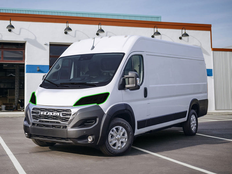 ram promaster 2023-2025 Headlight Tint Location
