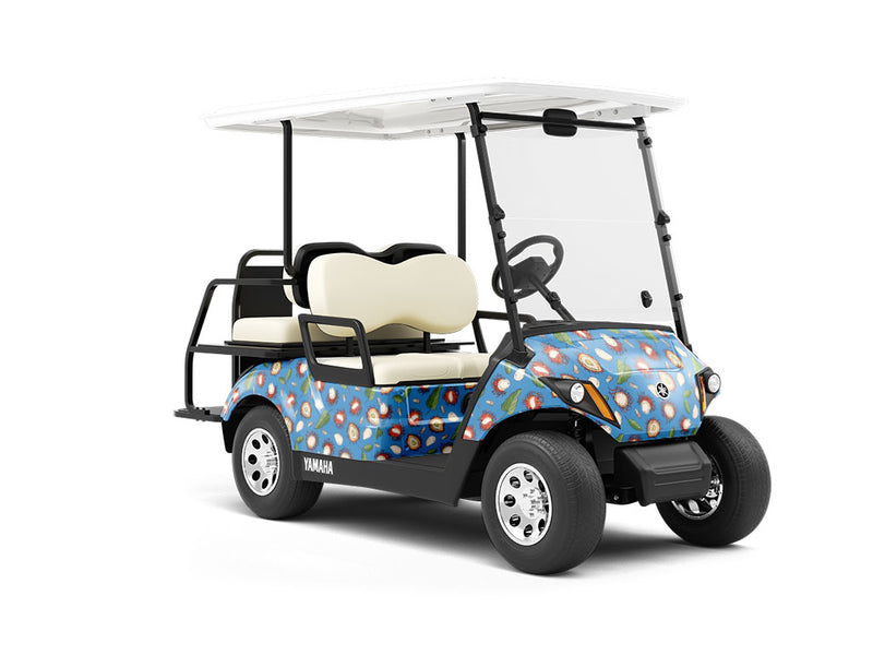 Rapiah Appreciation Fruit Wrapped Golf Cart