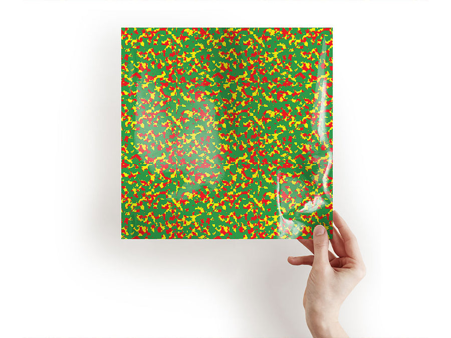 rasta camo pixel Craft Sheets