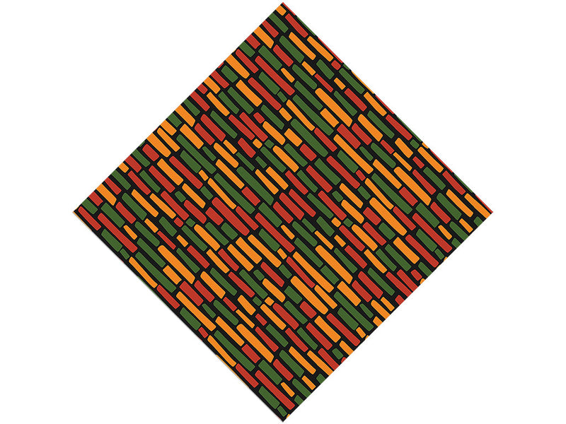 Rastafarian Brick Vinyl Wrap Pattern