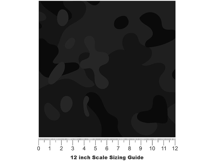 Raven Flecktarn Camouflage Vinyl Film Pattern Size 12 inch Scale~Rwraps Raven Flecktarn Camouflage Sizing Chart~3