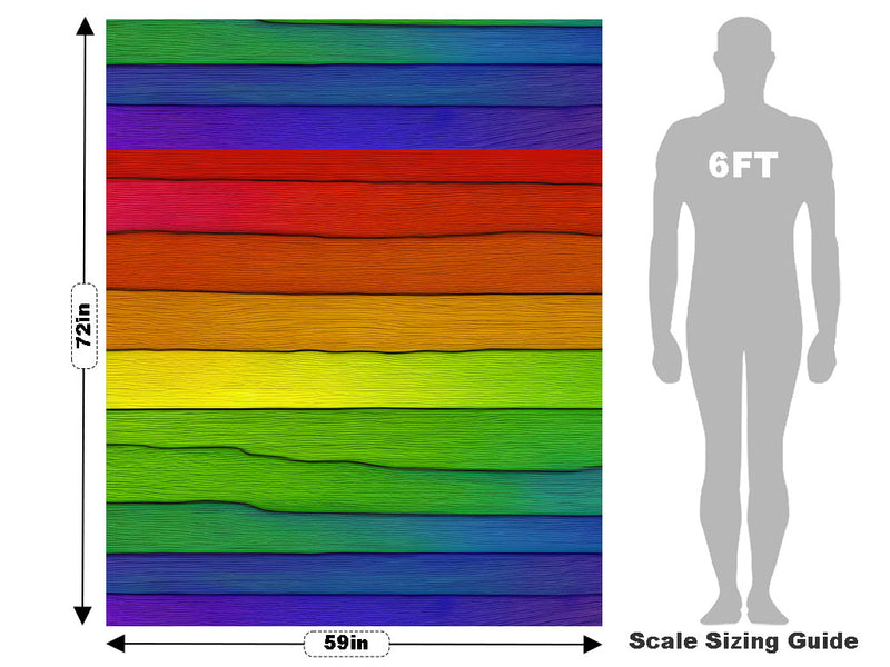 Raw Edge Wood Plank Vehicle Wrap Scale~Rwraps Series 914 Raw Edge Wood Plank Measurements~2