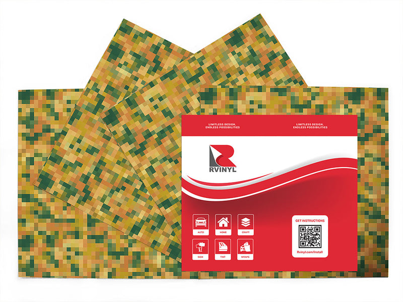 raw sewage pixel Craft Vinyl Sheet Pack