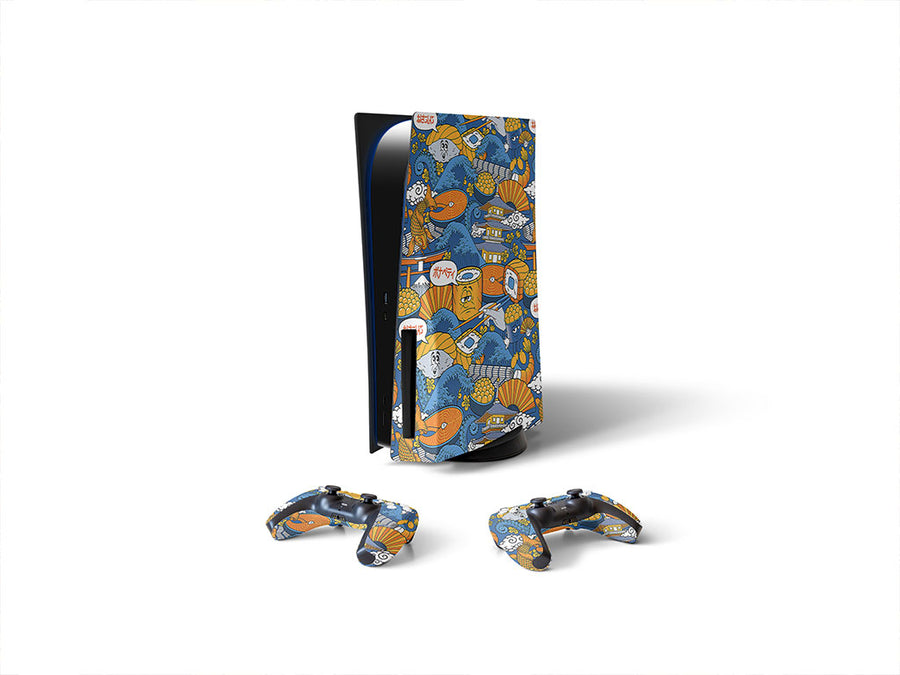 raw tastes japanese Sony PS5 DIY Skin