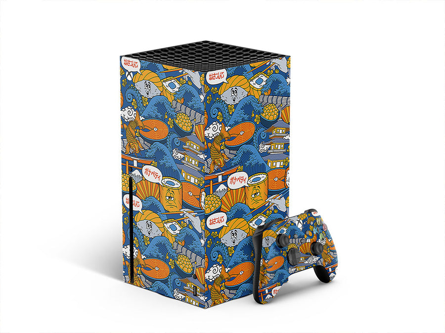 raw tastes japanese XBOX DIY Decal