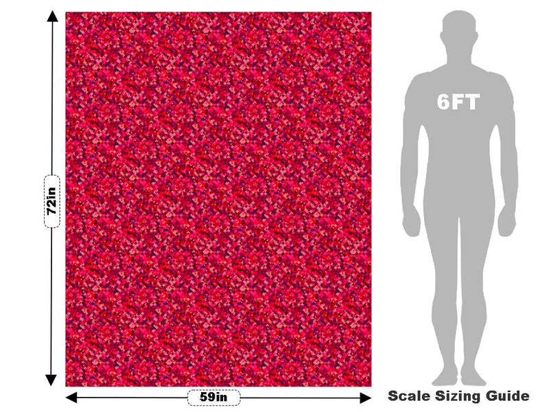 Razzle Dazzle Mosaic Vehicle Wrap Scale~Rwraps Series 914 Razzle Dazzle Mosaic Measurements~1
