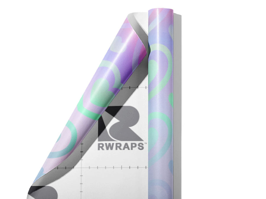 Reach Out Heart Wrap Film Sheets~Rwraps Series 914 Reach Out Heart Scrolled Sheet~3