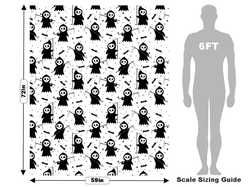 Ready Reapers Halloween Vehicle Wrap Scale~Rwraps Series 914 Ready Reapers Halloween Measurements~1