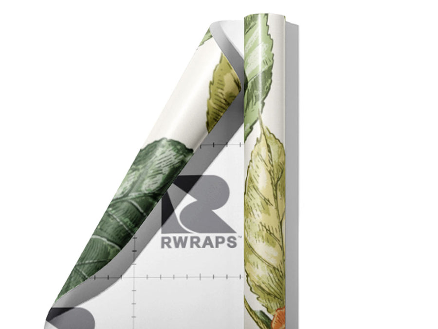 Realistic Garden Floral Wrap Film Sheets~Rwraps Series 914 Realistic Garden Floral Scrolled Sheet~3
