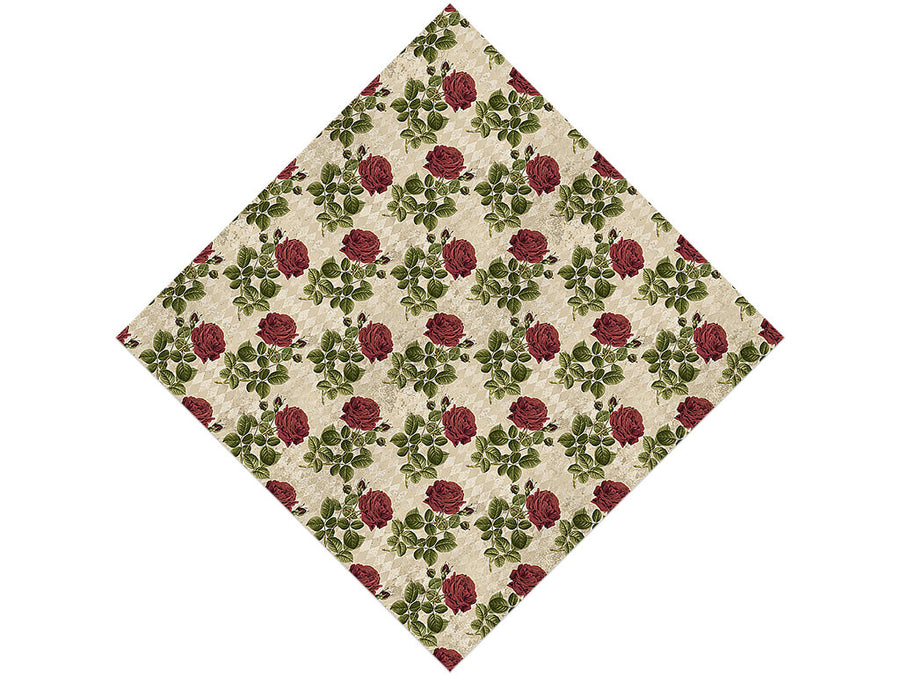 Realistic Roses Gothic Vinyl Wrap Pattern
