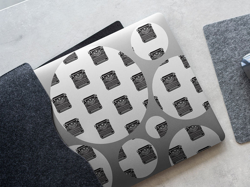 realistic typewriter hobby DIY Laptop Stickers