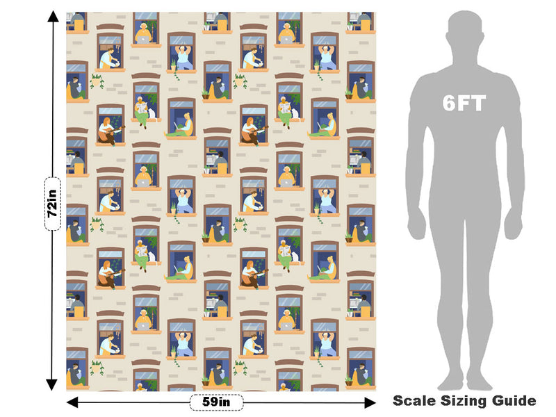 Rear Window Cityscape Vehicle Wrap Scale~Rwraps Series 914 Rear Window Cityscape Measurements~2