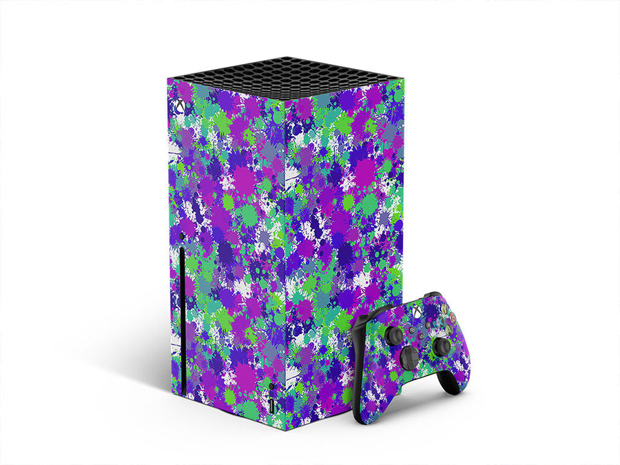 rebel yell paint splatter XBOX DIY Decal