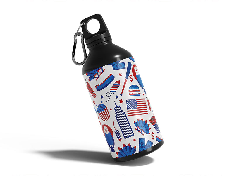 recognized symbols Water Bottle DIY Stickers