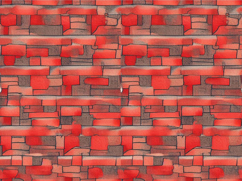 Red Brick Vinyl Wrap Pattern~Rwraps Series 914 Digitally Printed Vinyl Wrap~0