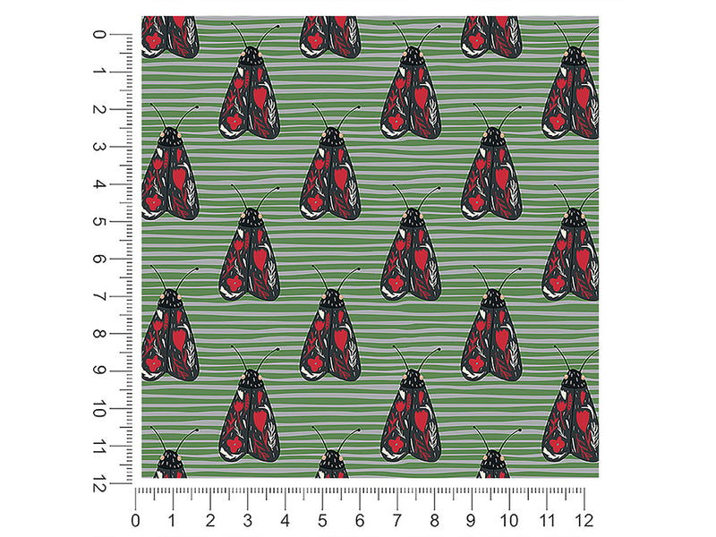red aposematism bug 1ft x 1ft Craft Sheets