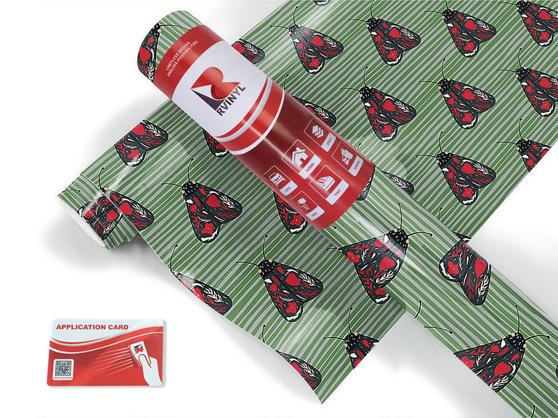 red aposematism bug Craft Vinyl Roll