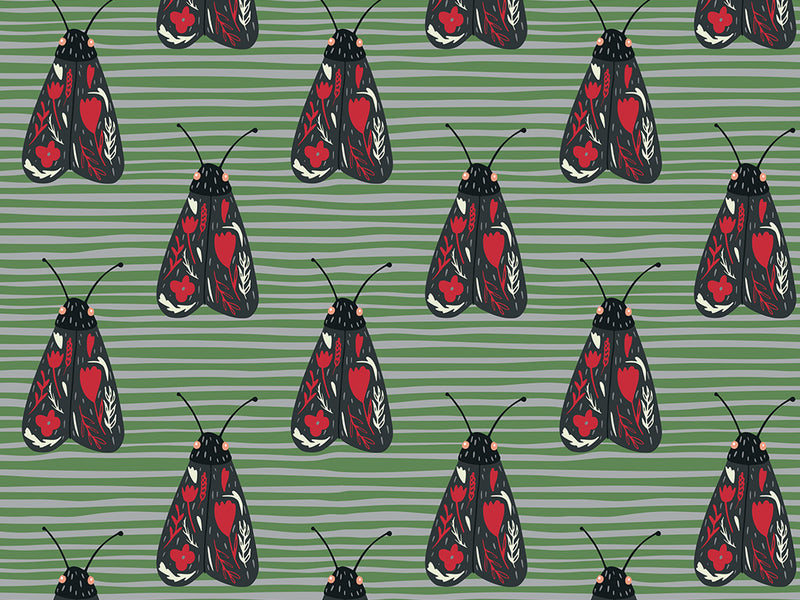 Red Aposematism Bug Vinyl Wrap Pattern~Rwraps Series 914 Digitally Printed Vinyl Wrap~0