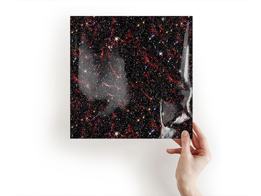 red burst science fiction Craft Sheets