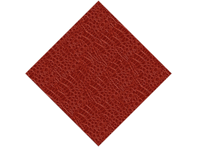 Red Caiman Crocodile Vinyl Wrap Pattern