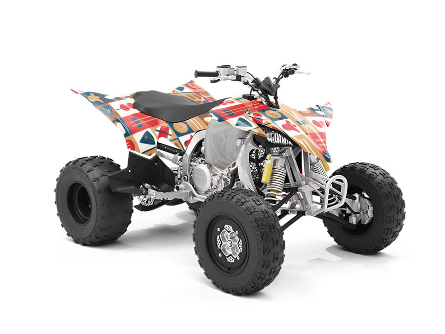 Red Chopsticks Food ATV Wrapping Vinyl