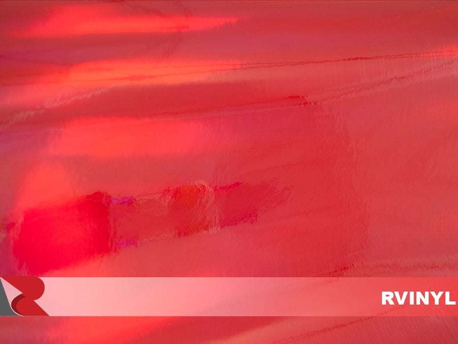 Red Holographic Chrome Car Wrap Film