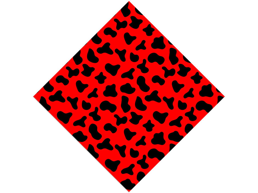 Red Cow Vinyl Wrap Pattern