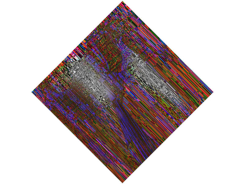 Red Distortion Technology Vinyl Wrap Pattern~Rwraps Series 914 Digitally Printed Vinyl Wrap~0