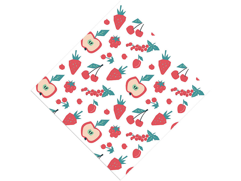 Red Faced Fruit Vinyl Wrap Pattern