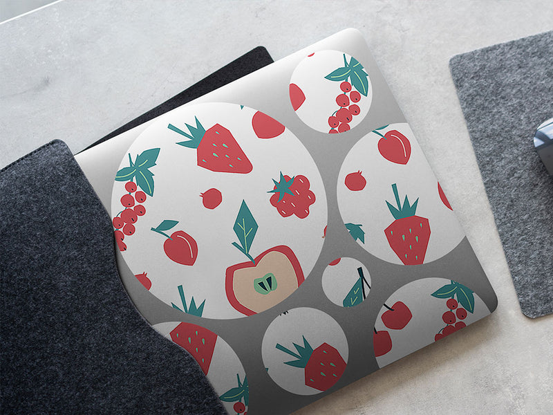 red faced fruit DIY Laptop Stickers
