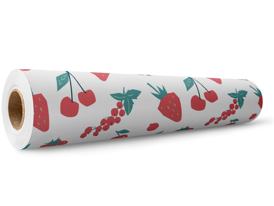 Red Faced Fruit Wrap Film Wholesale Roll~Rwraps Series 914 Digitally Printed Vinyl Roll~5