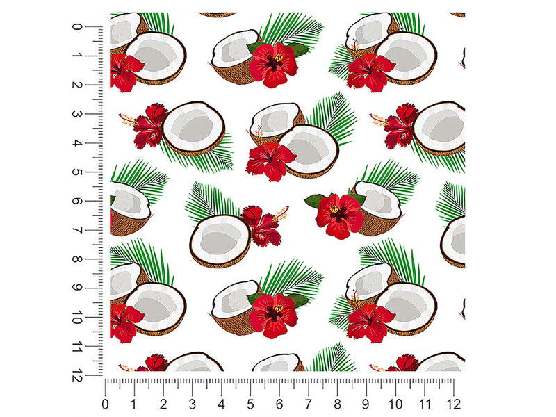 red hibiscus fruit 1ft x 1ft Craft Sheets