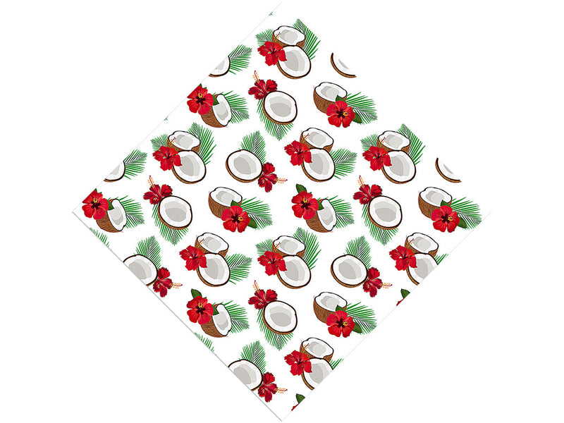 Red Hibiscus Fruit Vinyl Wrap Pattern