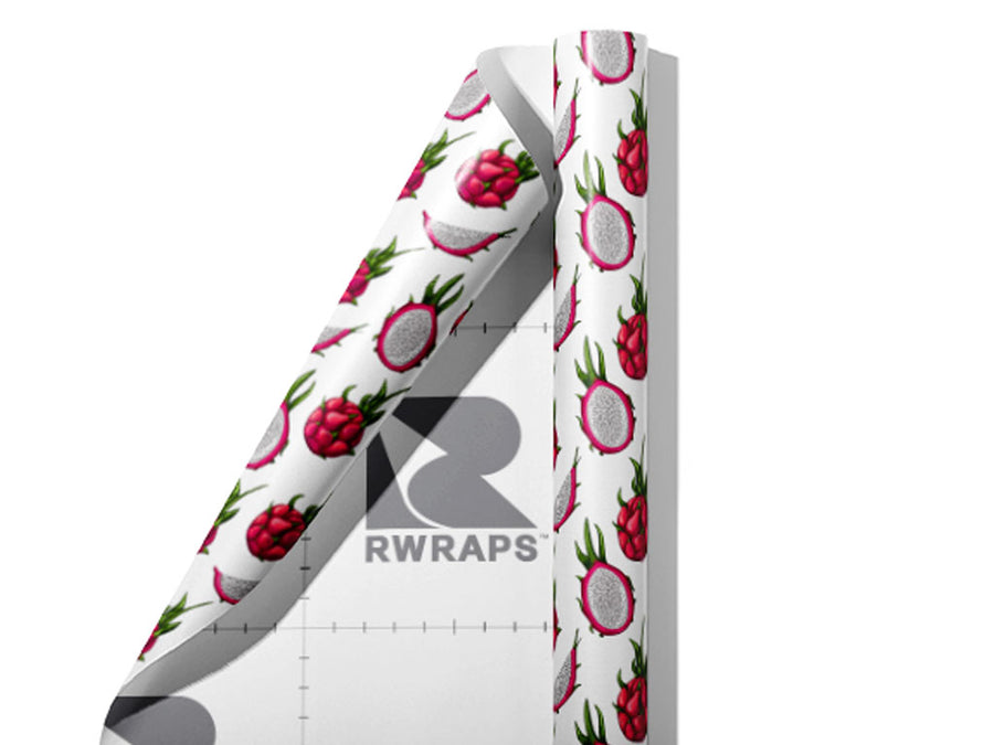 Red Jaina Fruit Wrap Film Sheets~Rwraps Series 914 Red Jaina Fruit Scrolled Sheet~3