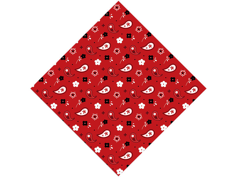 Red Kerchief Toy Room Vinyl Wrap Pattern
