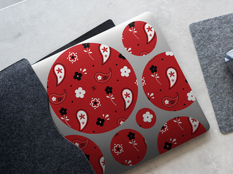 red kerchief toy room DIY Laptop Stickers