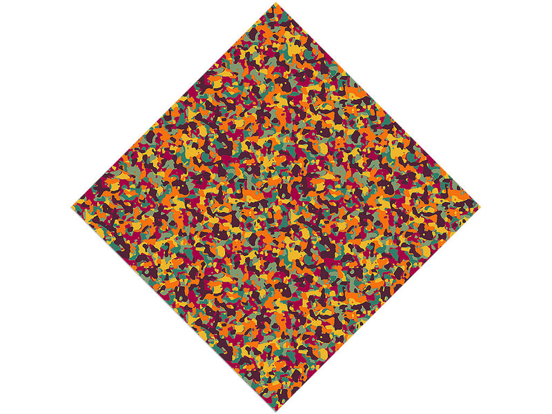 Red Camouflage Vinyl Wrap Pattern