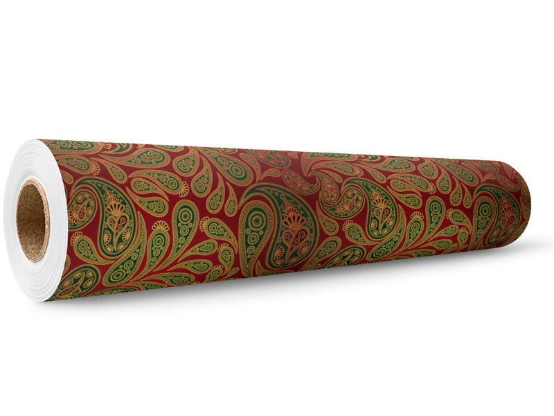Red Ocean Paisley Wrap Film Wholesale Roll~Rwraps Series 914 Digitally Printed Vinyl Roll~5