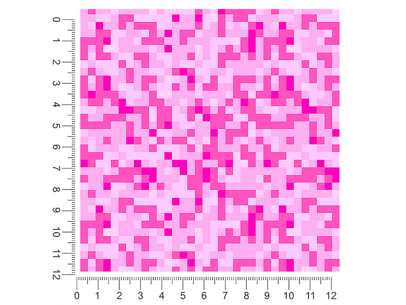 red purple pixel 1ft x 1ft Craft Sheets