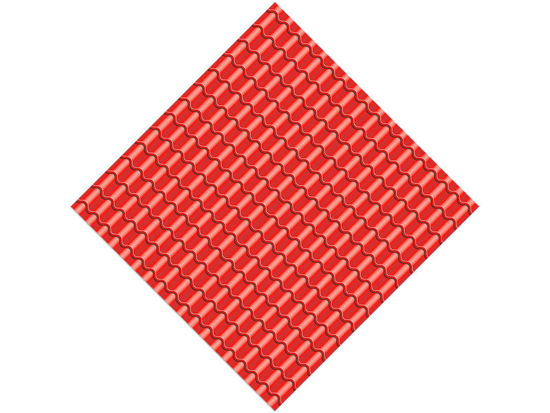 Red Tile Vinyl Wrap Pattern