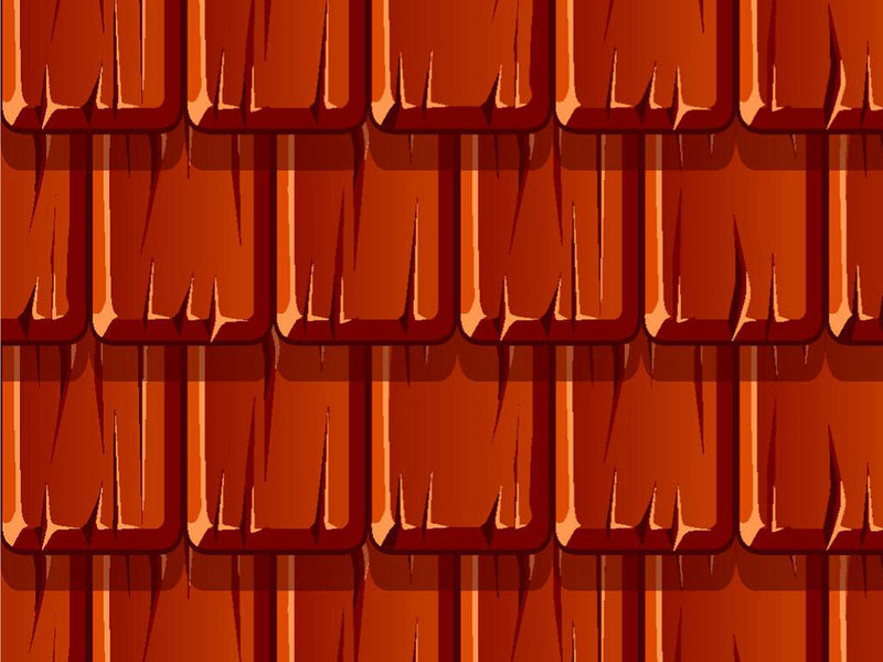 Red Shake Tile Vinyl Wrap Pattern~Rwraps Series 914 Digitally Printed Vinyl Wrap~0