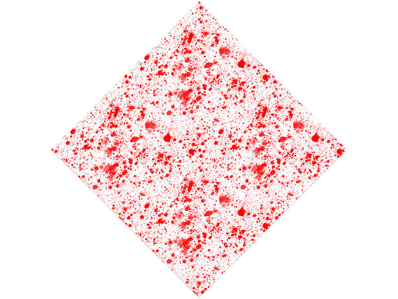 Red Smears Paint Splatter Vinyl Wrap Pattern