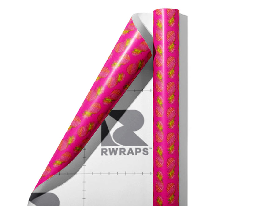 Red Spanish Fruit Wrap Film Sheets~Rwraps Series 914 Red Spanish Fruit Scrolled Sheet~3