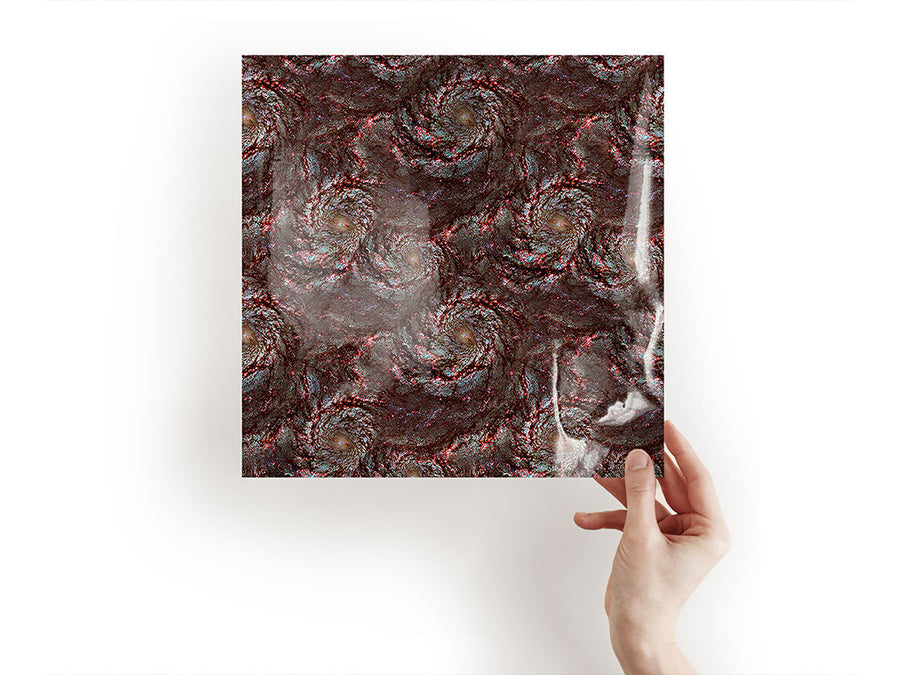 red swirl science fiction Craft Sheets